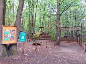 Entrée du Parc Aventure Floreval à Bruyères-le-Châtel en Essonne