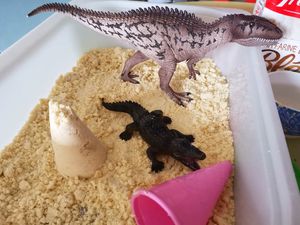 Sable magique texture – Activité adaptée aux enfants à Brétigny-sur-Orge